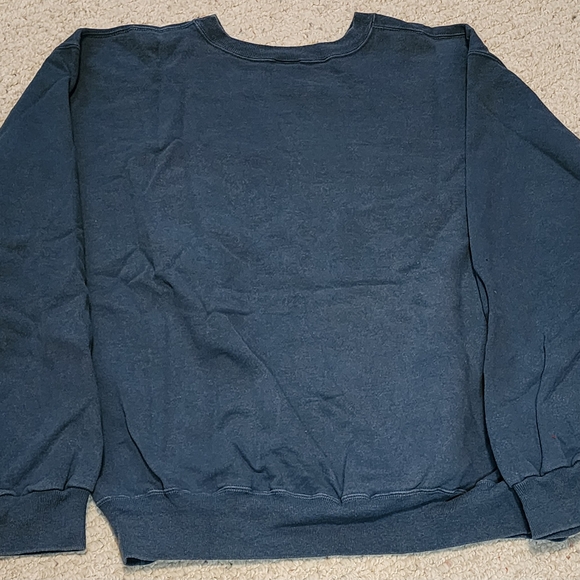 Vintage Champion Men's Navy Crewneck Sweater - Picture 4 of 4